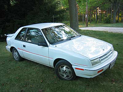 Dodge Shadow Convertible. 1990 Dodge Shadow